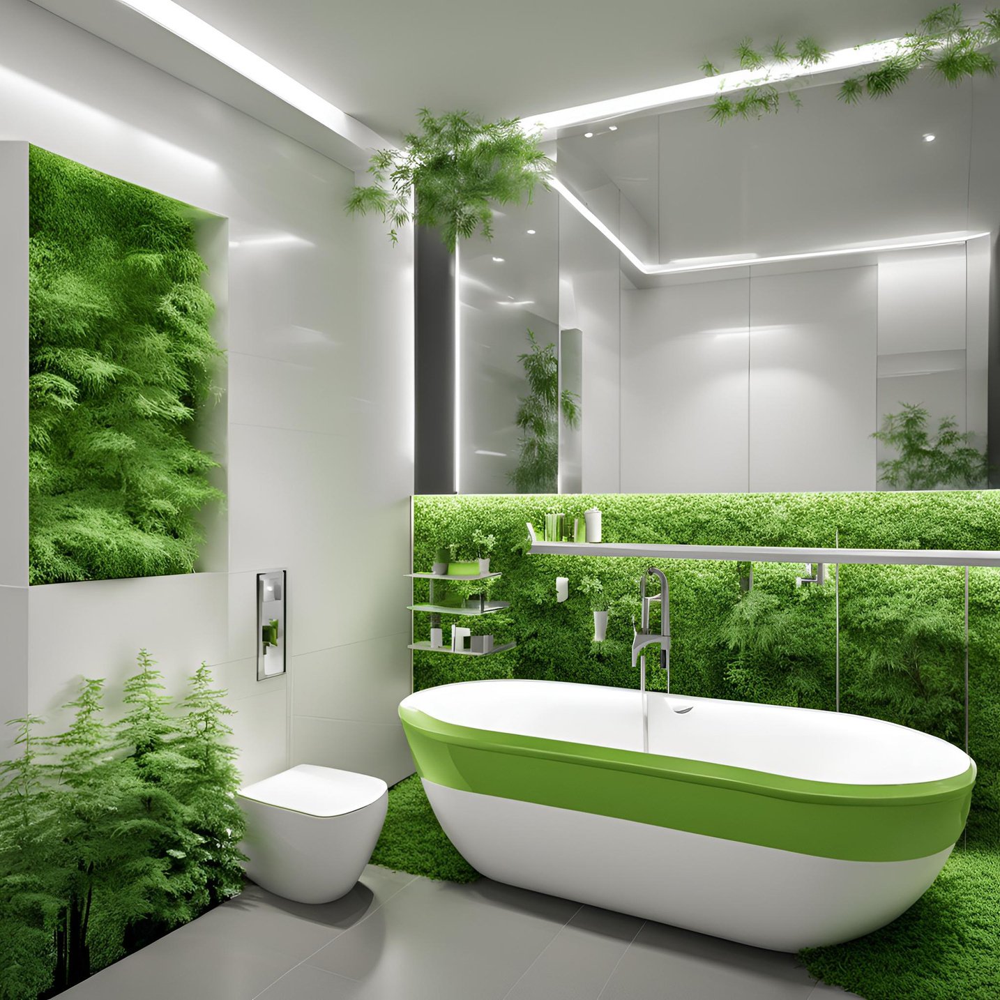 Bathroom illustrating plumbing services, from the company profile